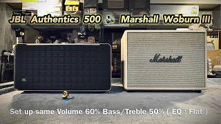 JBL Authentics 500 vs Marshall Woburn 3