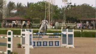 Mohamed Serag Elgayar with Gazella A1 league final 140/150 cm  kings ranch 18/5/2012