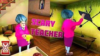 Выполнение заданий: укол Булавкой и спасение Кота | Scary Teacher