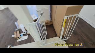 How to Install kid's safety gate Regalo Model 1160DS