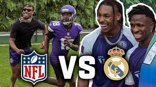 Justin Jefferson vs. Real Madrid Super Star Vini Jr. In Ultimate Skills Challenge️