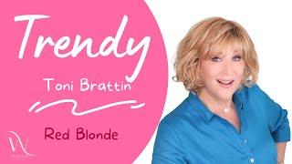 Toni Brattin | TRENDY wig review | RED BLONDE | Adorable NEW style!