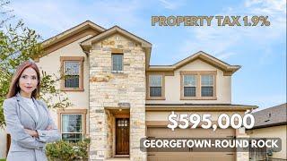 NEW LISTING for Sale in Georgetown- Round Rock in Low Tax Community, Texas – $595,000! 