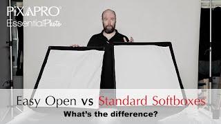 Easy Open vs Standard Softboxes: What's the difference?