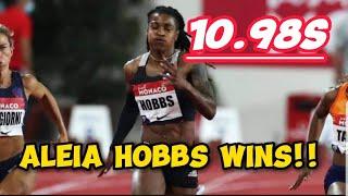 Watch Aleia Hobbs wins [10.98s]@NYC Grand  Prix #sports