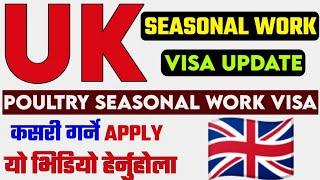 Uk seasonal Work Visa 2024|Uk seasonal Poultry work visa|Seasonal work visa