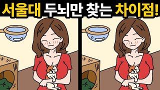 당신의 두뇌는 서울대생 인가요? [ 두뇌훈련 / 틀린그림찾기 ]