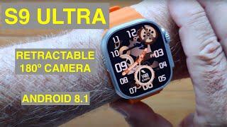 Vwar S9 ULTRA Apple Watch Ultra Shaped 4G Android 8.1 Retractable Camera Smartwatch: Unbox& 1st Look