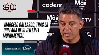 "NO SÉ SI NOS VA A ALCANZAR...": Marcelo Gallardo, IMPERDIBLE tras la goleada de River ante Barracas