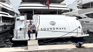 MEGA YACHT TOUR ABOARD $50 MILLION Soundwave