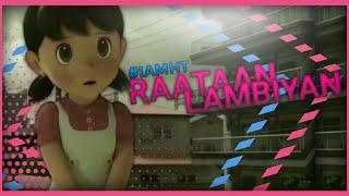 Nobita And Shizuka Love  | Raataan Lambiyan Song #IAMHT