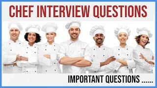 Chef Interview Questions II Food Production Interview