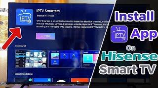 Hisense Vidaa Smart TV  How to Download and Install IPTV Smarters Pro