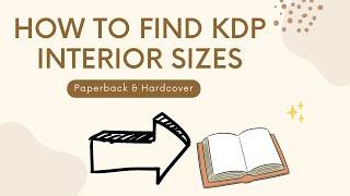 KDP Interior Dimensions Tutorial | Book Publishing