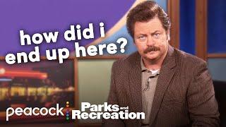 Ron gives advice as a show host, naturally | Parks and Recreation