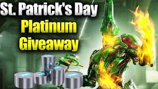 Warframe Pot Of Platinum Giveaway! St. Patrick's Day 2025