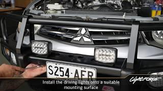 Mitsubishi Triton - DIY Install Lightforce Striker LED Driving Lights