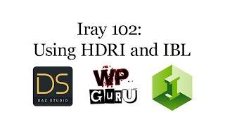 Iray 102: IBL and HDRI in DAZ Studio