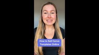 #Shorts How to sell Canva templates online