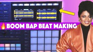 Chopping a FIRE 80's R&B Sample On Maschine MK3