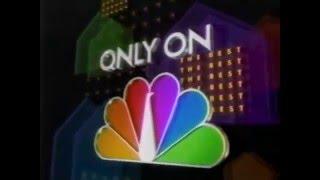 80's Ads: Only On NBC Bumper 1989