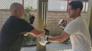  Backyard Sparring! #OriginalStudents #MikeHoran #ChasenSchneider