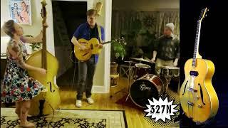 Kitten and the Tonics Performing Lets Go Tripping Craven Tenor Guitar Model 327