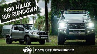 N80 TOYOTA HILUX Rig Rundown | Mits Alloy | 4X4 TOURING Setup