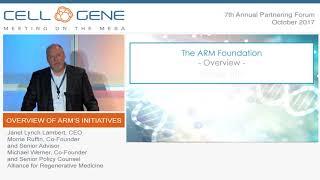 Overview of the Alliance for Regenerative Medicine's Initiatives