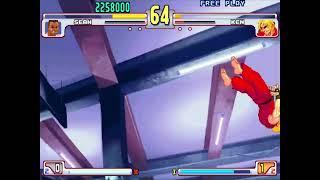 Sean parry into double Shoryu-Cannon | Street Fighter III: 3rd Strike