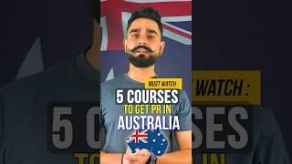 Top 5 Courses For Easy PR in Australia 2024 | #australiastudyvisa #internationalstudent