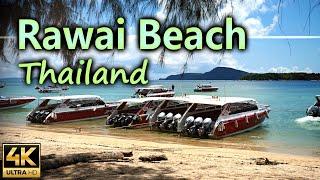 Rawai Beach a picturesque coastal area of Phuket / Thailand / 4K