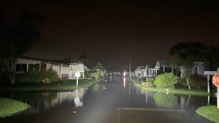 Driving Around Bradenton Florida During The Eye Of Hurricane Milton