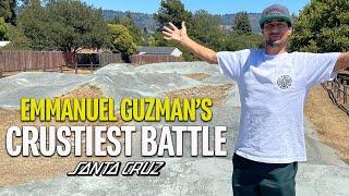 EMAN'S CRUSTIEST BATTLE! Guzman vs. Slurry Pump Track | Santa Cruz Skateboards