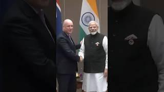 PM Modi holds bilateral meeting with PM Christopher Luxon of New Zealand | #shorts