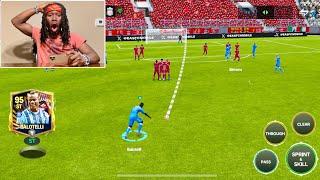 TOTS Mario Balotelli 45m FREE-KICK is BROKEN - FC MOBILE