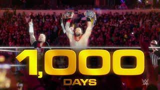 Acknowledge Roman Reigns’ historic 1,000 day title reign