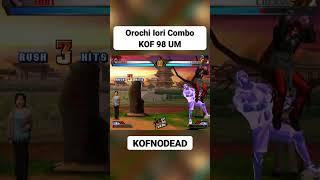 Orochi Iori Combo KOF 98 UM #arcade #kofnodead #comboskof #shorts #reels #orochiiori #kof #98um