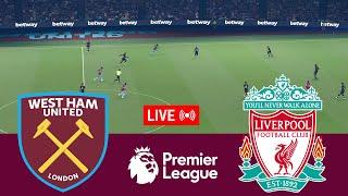 [LIVE] West Ham United vs Liverpool Premier League 24/25 Full Match - Video Game Simulation