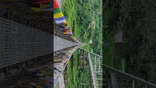 Suspension Bridge Phuentshillong Bhutan . #bhutan#phuentsholing#suspensionbridge