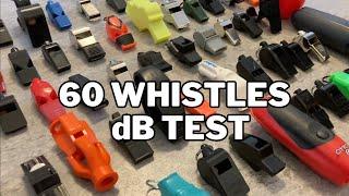 World's Biggest Referee Whistle Sound Test - Molten, Fox 40, Acme, HyperWhistle… dB Comparision