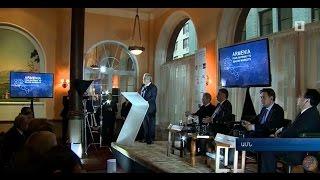 President of Armenia Serzh Sarkisian speaks at 2016 international investment forum in NY.