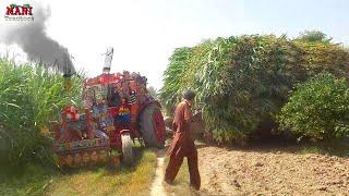 Tractor Stunt ! Dangerous Overloaded Tractor | Belarus 510 Tractor Performance With Trailer