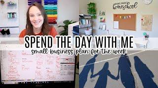 SPEND SUNDAY WITH ME- Small Business Updates, Homeschooling, Plan For The Week