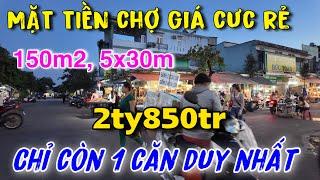 NHANH THÌ CÒN !! BÁN NHÀ MẶT TIỀN CHỢ GIÁ CỰC RẺ . CHỈ CÒN 1 CĂN DUY NHẤT, SỔ HỒNG, THỔ CƯ 100%