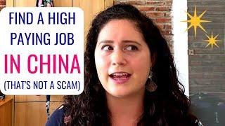 How to to Find a High Paying Job in China