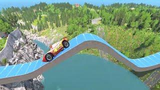 Impossible Wave Bridge Vs Cars #2 | BeamNG Drive | vg gaming