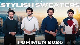 CLASSY SWEATERS AND KNITWEAR FOR MEN IN BUDGET | AFFORDABLE PULLOVERS AND CARDIGANS 2025