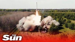 Russia launches ballistic missile high over Ukraine skies