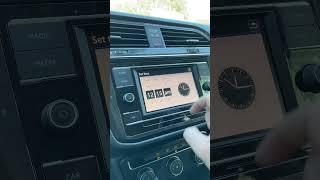 Setting the clock on 2018-2023 vw Tiguan